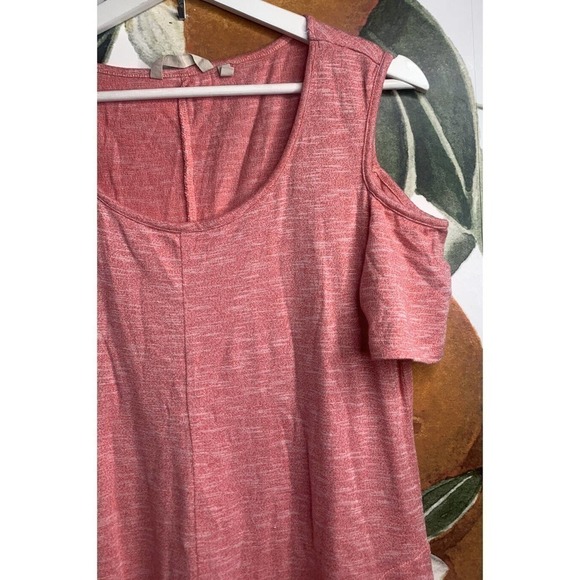 Soft Surroundings Dress PXS Electra Cold Shoulder Maxi Dress Viscose Cotton - Picture 2 of 6